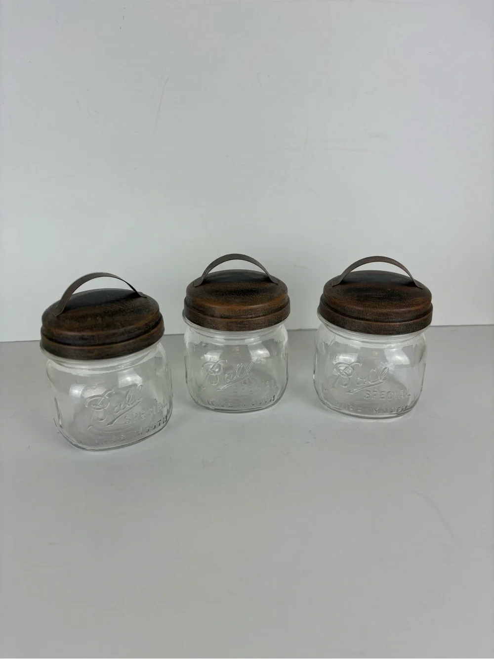 Wide Mouth Ball Special Jars with Decorative Lids